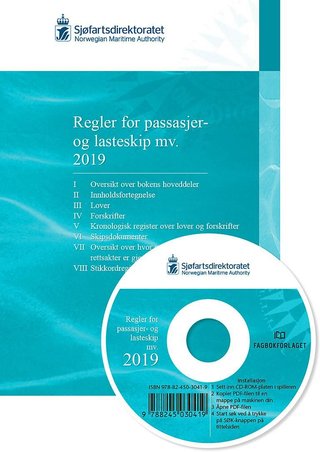 "Regler for passasjer og lasteskip m.v. 2019" av Sjøfartsdirektoratet