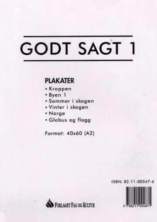 Godt sagt 1 - plakater