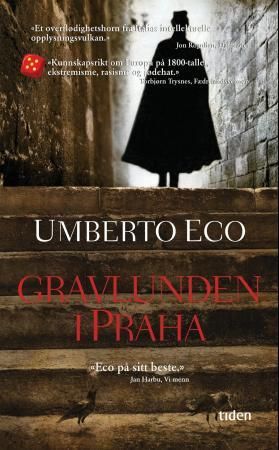 "Gravlunden i Praha roman" av Umberto Eco