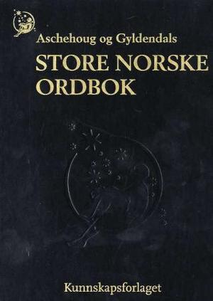 "Aschehoug og Gyldendals store norske ordbok - riksmål og moderat bokmål" av Tor Guttu