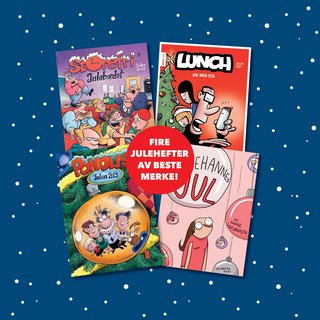 "Juleheftenes gullrekke i en pakke!" av Frode Øverli