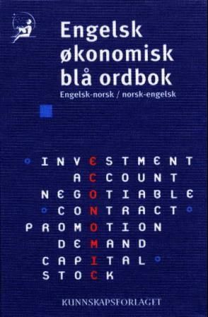 Engelsk økonomisk blå ordbok - engelsk-norsk, norsk-engelsk