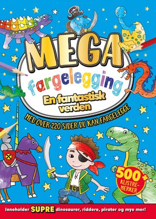 Mega fargelegging - en fantastisk verden