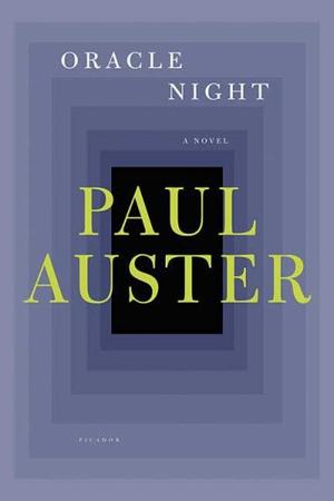 "Oracle Night A Novel" av Paul Auster