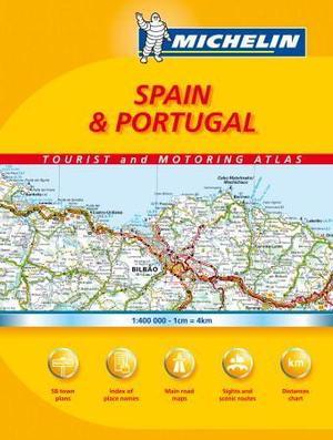 "España y Portugal - atlas de carreteras y turístico = atlas routier et touristique = tourist and motoring atlas = Strassen- und Reiseatlas = toeristische wegenatlas = atlante stradale e turistico" 