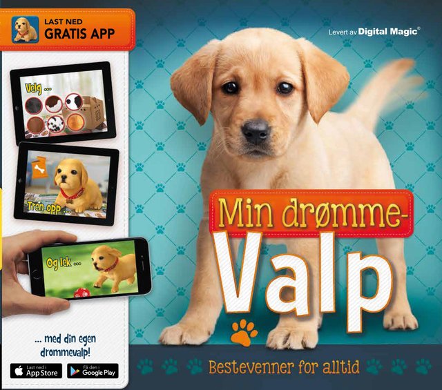 "Min drømmevalp" av Kay Woodward