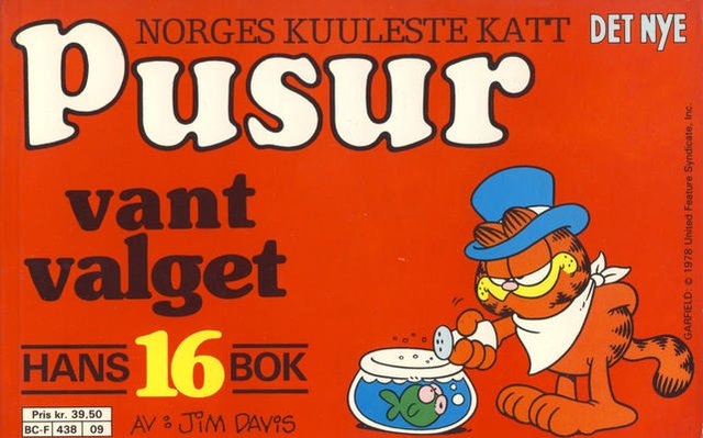"Pusur vant valget" av Jim Davis