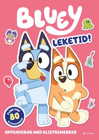 Bluey - leketid! : aktivitetsbok med klistremerker