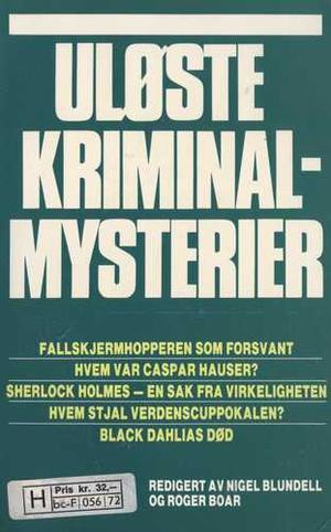 "Uløste kriminalmysterier" av Nigel Bundel