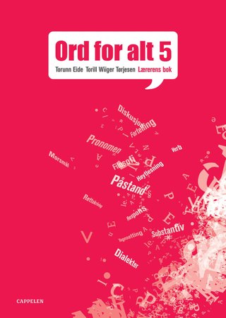 Ord for alt ny utgave 5 - lærerens bok