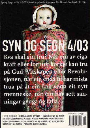 "Syn og segn" av Marit Eikemo