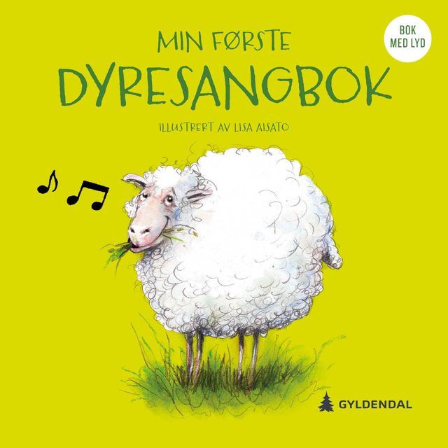 "Min første dyresangbok" av Lisa Aisato