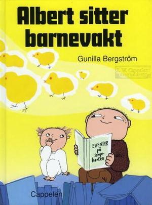 "Albert sitter barnevakt" av Gunilla Bergström
