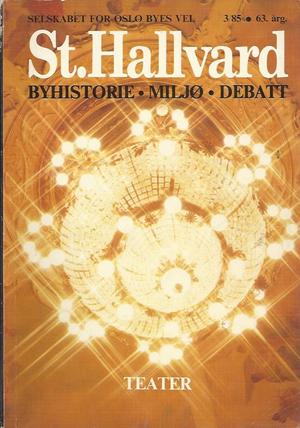 "St.Hallvard 3/85 teater"