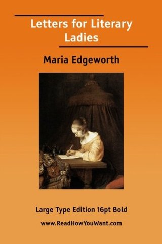 "Letters for Literary Ladies" av Maria Edgeworth