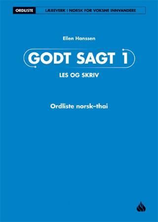 Godt sagt 1 - les og skriv : ordliste norsk-thai