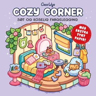Cozy corner - søt og koselig fargelegging