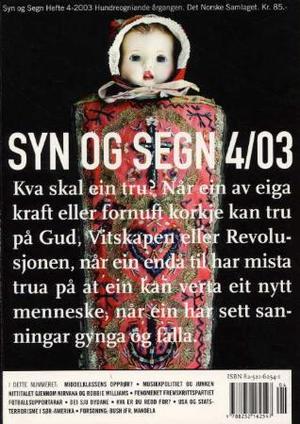"Syn og segn" av Marit Eikemo