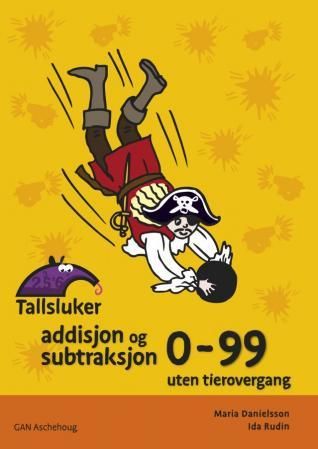 Tallsluker - addisjon og subtraksjon : 0-99 uten tierovergang : pakke á 5 stk