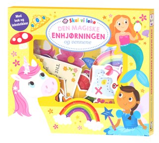 Den magiske enhjørningen - bok- og lekesett