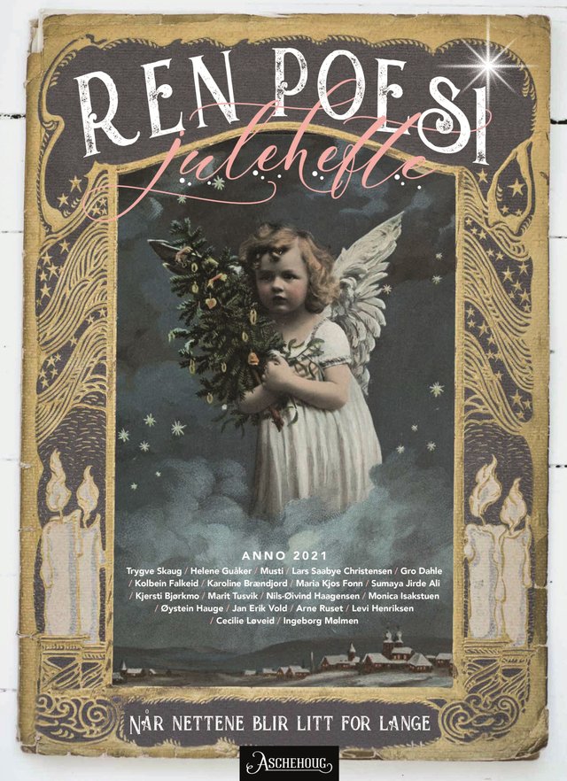 "Ren poesi julehefte - når nettene blir litt for lange : anno 2021" av Ellen Wisløff