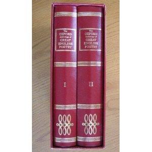 "Oxford Anthology Of Great English Poetry, The Volumes 1 & 2" av John Chosen And Edited By Wain