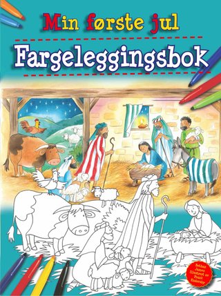 Min første jul - fargeleggingsbok