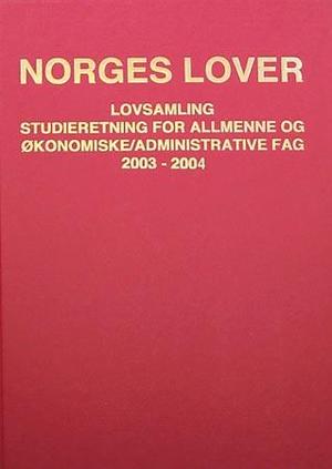 "Norges lover - lovsamling" av Thor Rasmus Bjerknes