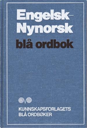 "Engelsk-nynorsk blå ordbok" av Per Moen