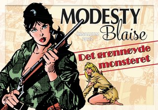 Modesty Blaise årsalbum 2022 - det grønnøyde monsteret