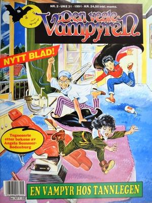 "Den vesle vampyren nr.2 1991 En vampyr hos tannlegen" av Angela Sommer-Bodenburg