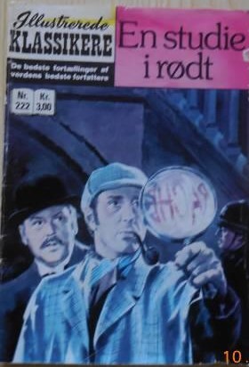 "En studie i rødt - Illustrerede klassikere nr. 222" av Arthur Conan Doyle