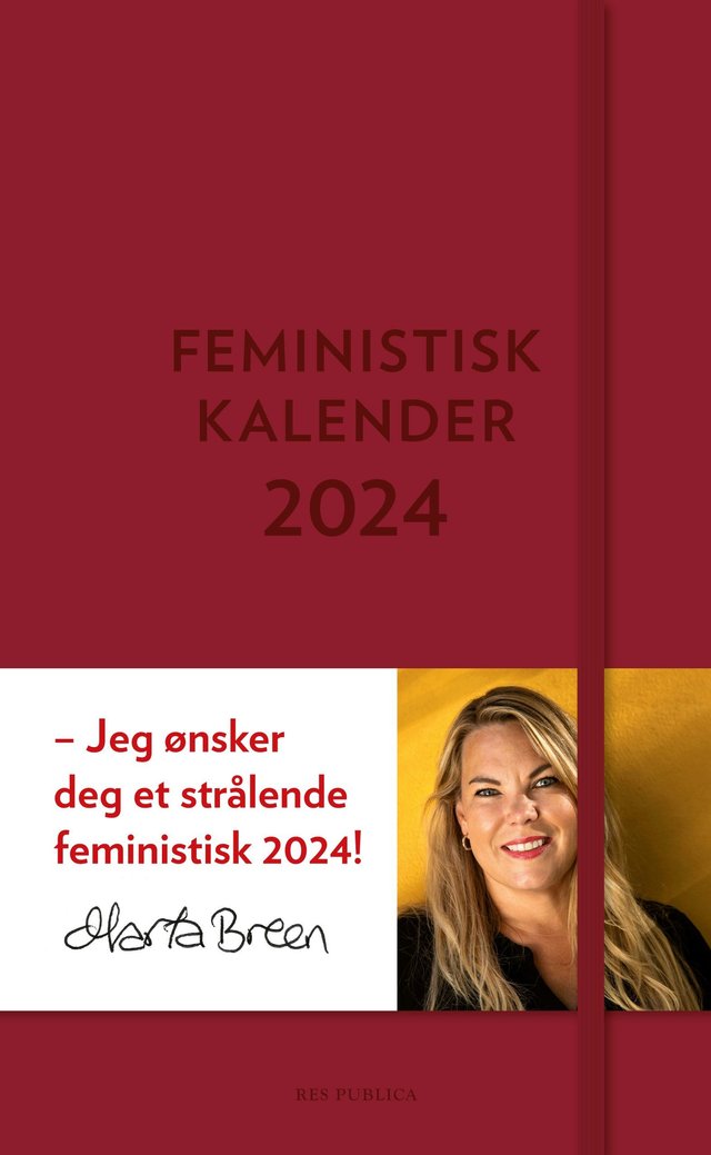 "Feministisk kalender 2024" av Marta Breen