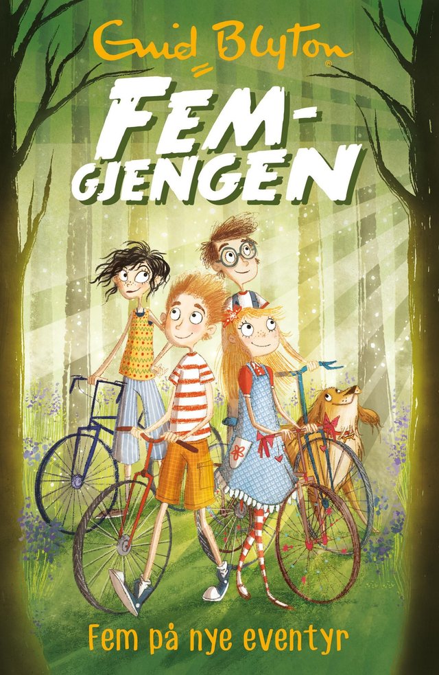 "Fem på nye eventyr" av Enid Blyton
