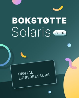 Solaris 8-10, Bokstøtte - naturfag for ungdomstrinet