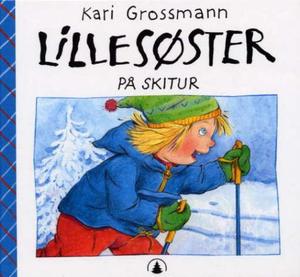 "Lillesøster på skitur" av Kari Grossmann