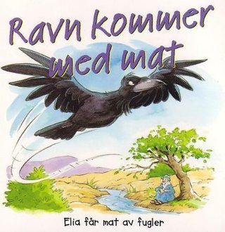 Ravn kommer med mat - Elia får mat av fugler