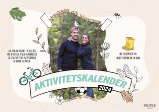 Aktivitetskalender 2024. Jørgine og Morten