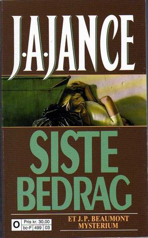 "Siste bedrag" av J.A. Jance