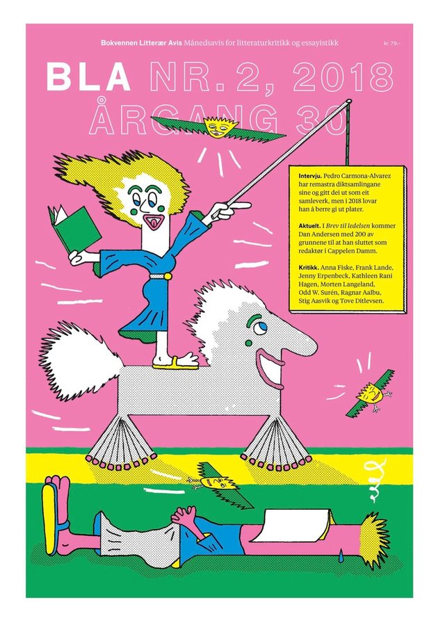 "BLA - Bokvennen litterær avis. Nr. 2 2018" av Gabriel Michael Vosgraff Moro