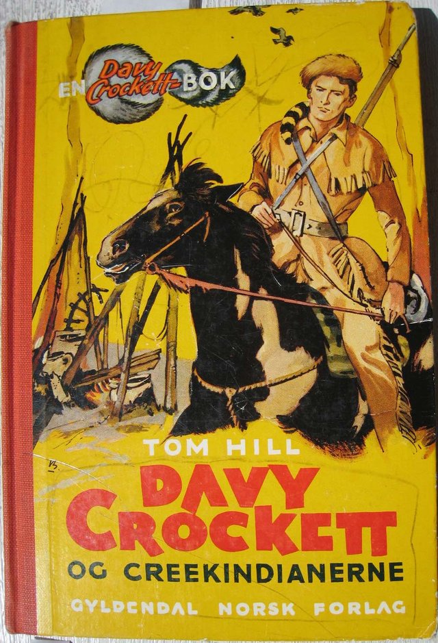 "Davy Crockett og Creek-indianerne" av Tom Hill