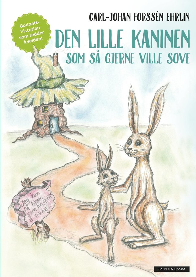 "Den lille kaninen som så gjerne ville sove" av Carl-Johan Forssén Ehrlin