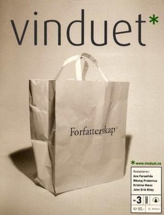 "Vinduet. Nr. 3 2000" av Ane Farsethås
