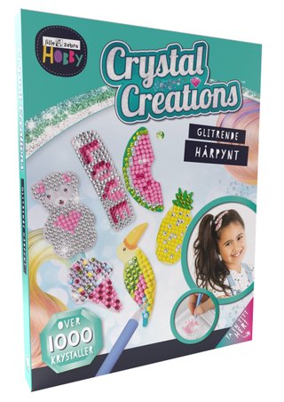 Glitrende hårpynt - crystal creations