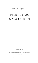 Pilatus og nasareeren