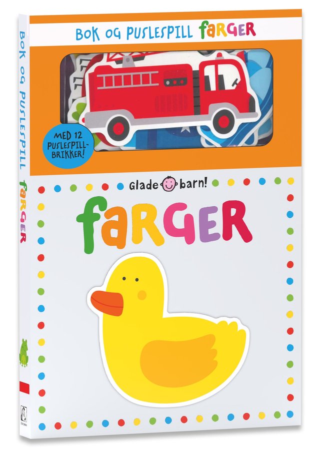 "Farger - bok og puslespill" av Natalie Munday