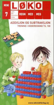 "Mini-løko. Regn med meg 7. Hefte til spillkassett for grunnskolen. Addisjon og subtraksjon. Trening i hoderegning til 100" av Martina Spanka