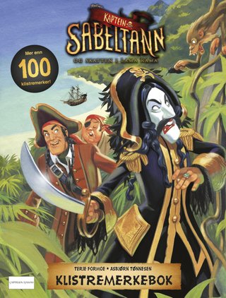 Kaptein Sabeltann og skatten i Lama Rama - klistremerkebok