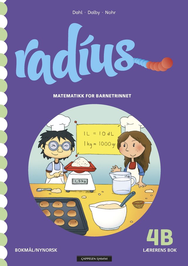 "Radius 4B - Lærerens bok : matematikk for barnetrinnet" av Hanne Hafnor Dahl