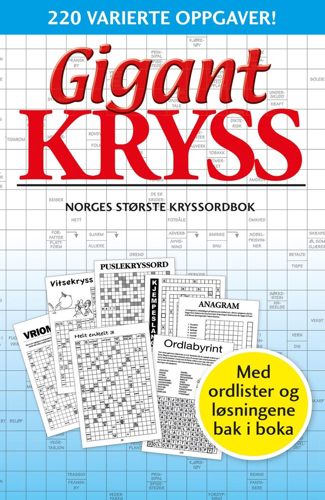 "Gigantkryss 2 - Norges største kryssordbok" av Harry Hansen